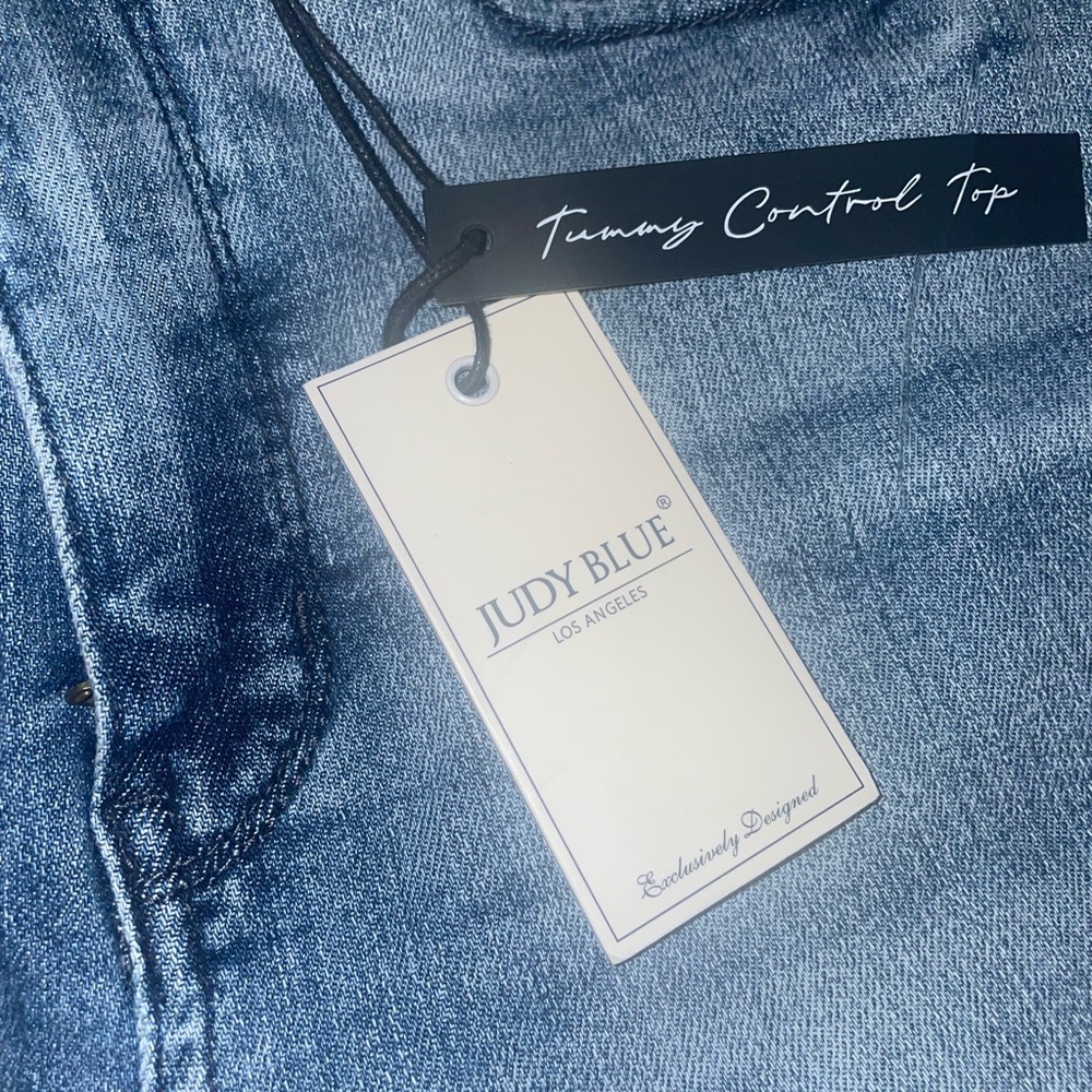 Judy Blues high rise tummy control skinny jeans.